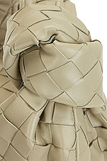 Bottega Veneta Mini Jodie Bag in Travertine & Gold, view 7, click to view large image.