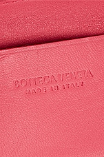 Bottega Veneta Candy Cassette Crossbody Bag in Cranberry & Silver, view 7, click to view large image.