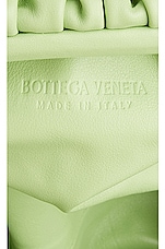 Bottega Veneta Teen Pouch Clutch in Pistachio & Silver, view 6, click to view large image.