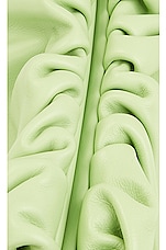 Bottega Veneta Teen Pouch Clutch in Pistachio & Silver, view 7, click to view large image.