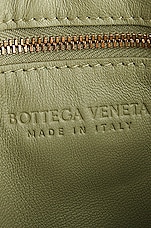 Bottega Veneta Padded Cassette Crossbody Bag in Travertine & Gold, view 7, click to view large image.