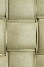Bottega Veneta Padded Cassette Crossbody Bag in Travertine & Gold, view 8, click to view large image.