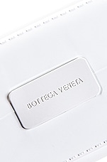 Bottega Veneta Mini Arco Shopping Tote Bag in Chalk & Silver, view 5, click to view large image.