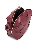 Bottega Veneta Mini Camera Bag in Bordeaux & Gold, view 6, click to view large image.