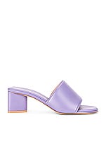 Bottega Veneta The Band Mules in Lavender, view 1, click to view large image.