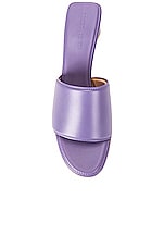 Bottega Veneta The Band Mules in Lavender, view 4, click to view large image.