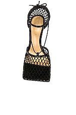 Bottega Veneta Stretch Heels in Black, view 4, click to view large image.
