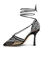 Bottega Veneta Stretch Heels in Black, view 5, click to view large image.