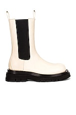 ■BOTTEGA VENETA■ Lug High Boots Sea Salt 716225V1AO09031 7 Bottega Veneta Lug Lace-Up Boots - Sea Salt & Black