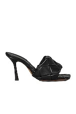 Bottega Veneta Lido Sandals in Black, view 1, click to view large image.