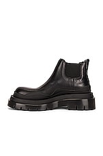 Bottega Veneta The Tire Ankle Boots in Black, view 5, click to view large image.