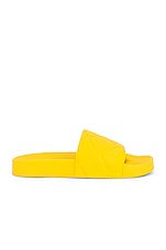 Bottega Veneta The Slider Flat Slides in Buttercup, view 1, click to view large image.