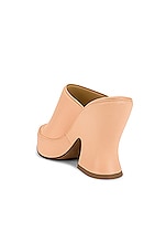 Bottega Veneta Wedge Sandals in Macaroon, view 3, click to view large image.