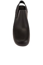 Bottega Veneta Puddle Sandals in Black, view 4, click to view large image.