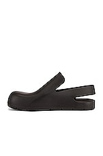 Bottega Veneta Puddle Sandals in Black, view 5, click to view large image.