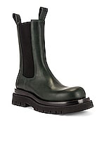 Bottega Veneta Lug Chelsea Boots in Camping, view 2, click to view large image.