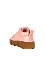 Bottega Veneta The Quilt Sneakers in Peachy & Rubber Band, view 3, click to view large image.