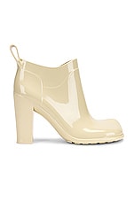 Bottega Veneta Rubber Ankle Boots in Sea Salt, view 1, click to view large image.