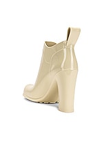 Bottega Veneta Rubber Ankle Boots in Sea Salt, view 3, click to view large image.