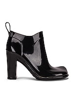 Bottega Veneta Rubber Ankle Boots in Black, view 1, click to view large image.