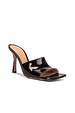Bottega Veneta Stretch Gloss Sandals in Oxide, view 2, click to view large image.