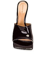 Bottega Veneta Stretch Gloss Sandals in Oxide, view 4, click to view large image.