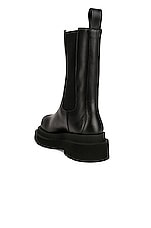 Bottega Veneta Lug Boots in Black, view 3, click to view large image.
