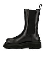 Bottega Veneta Lug Boots in Black, view 5, click to view large image.