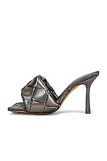 Bottega Veneta Lido Mule Sandals in Oyster, view 5, click to view large image.
