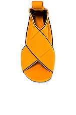 Bottega Veneta Flex Elastic Sandals in Tangerine, view 4, click to view large image.