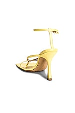 Bottega Veneta Stretch Ankle Strap Sandals in Lemonade, view 3, click to view large image.