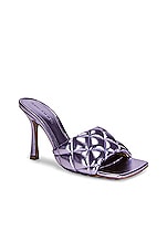 Bottega Veneta Padded Mule Sandals in Wisteria, view 2, click to view large image.