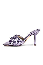 Bottega Veneta Padded Mule Sandals in Wisteria, view 5, click to view large image.