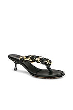 Bottega Veneta Dot Sandals in Inkwell, view 2, click to view large image.