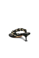 Bottega Veneta Dot Sandals in Inkwell, view 3, click to view large image.