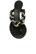 Bottega Veneta Dot Sandals in Inkwell, view 4, click to view large image.