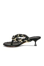 Bottega Veneta Dot Sandals in Inkwell, view 5, click to view large image.