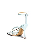 Bottega Veneta Stretch Ankle Strap Sandals in Pale Blue, view 3, click to view large image.