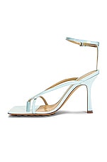 Bottega Veneta Stretch Ankle Strap Sandals in Pale Blue, view 5, click to view large image.