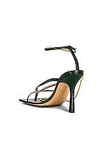 Bottega Veneta Stretch Ankle Strap Sandals in Inkwell, view 3, click to view large image.