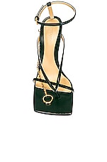Bottega Veneta Stretch Ankle Strap Sandals in Inkwell, view 4, click to view large image.