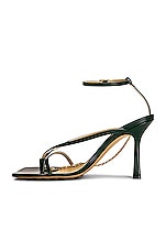 Bottega Veneta Stretch Ankle Strap Sandals in Inkwell, view 5, click to view large image.