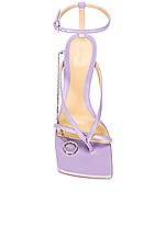 Bottega Veneta Stretch Ankle Strap Sandals in Wisteria, view 4, click to view large image.