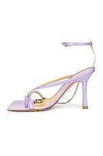 Bottega Veneta Stretch Ankle Strap Sandals in Wisteria, view 5, click to view large image.