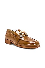 Bottega Veneta Madame Loafers in Cognac, view 2, click to view large image.