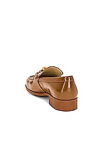 Bottega Veneta Madame Loafers in Cognac, view 3, click to view large image.