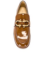 Bottega Veneta Madame Loafers in Cognac, view 4, click to view large image.