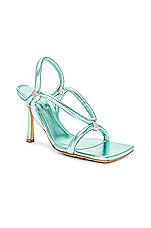 Bottega Veneta Stretch Slingback Sandal in Icy Moon, view 2, click to view large image.