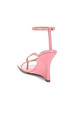 Bottega Veneta Stretch Ankle Strap Wedge Sandal in Blossom, view 3, click to view large image.