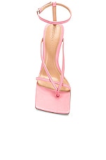 Bottega Veneta Stretch Ankle Strap Wedge Sandal in Blossom, view 4, click to view large image.